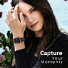 HTUTWOO Floral Band Compatible with Apple Watch Bands 38/40/41/42mm, Flower Engraved Silicone Inlay Dressy Strap for iWatch Series Ultra - 2 of 4