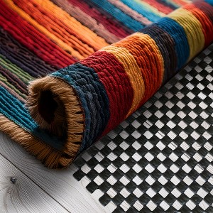 Nevlers Non-Slip Grip Pad for Rugs - Black - 1 of 4