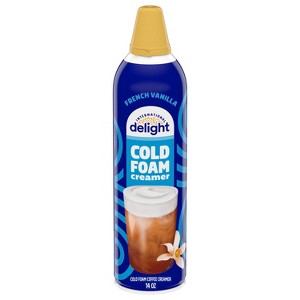 International Delight Cold Foam French Vanilla Coffee Creamer - 14oz - 1 of 4