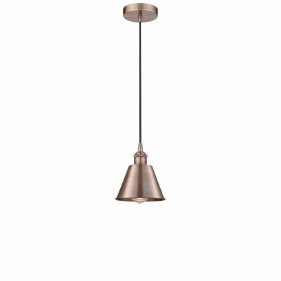 Smithfield - 1 Light Cord Hung Mini Pendant In Industrial Style-8.25 Inches Tall and 6.5 Inches Wide