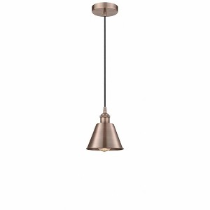 Smithfield - 1 Light Cord Hung Mini Pendant In Industrial Style-8.25 Inches Tall and 6.5 Inches Wide - 1 of 1