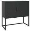 vidaXL Sideboard Black 29.5 in.x13.8 in.x29.5 in. Steel - 2 of 4