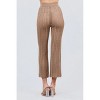 Slickblue Chic Flare Long Fishnet Pants – Blush/Khaki – Women's S/M/L – Comfortable & Trendy Casual to Dressy Style - 3 of 4