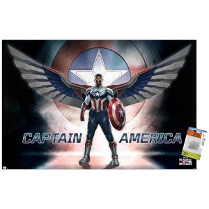 Trends International Marvel Falcon and Winter Soldier - Falcon Wings Unframed Wall Poster Prints - 1 of 4