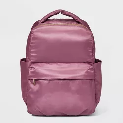 Pleated Athleisure Soft Square 16.15" Backpack - A New Day™ Purple