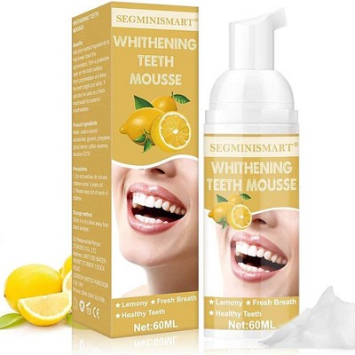Total White Whitening Foam Toothpaste – Lemon Flavor for Bright Smile & Fresh Breath