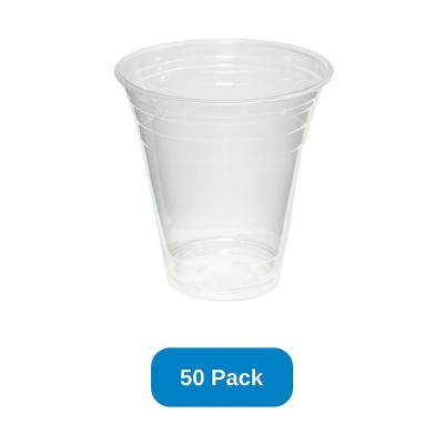Inno-Pak 16 oz Cold Cup Recycled PET Plastic Clear - Pack of 50