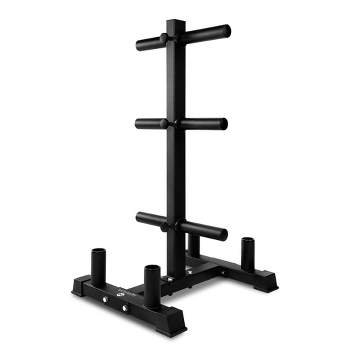 SereneLife Olympic Weight Plate Rack - 800 Pounds Capacity