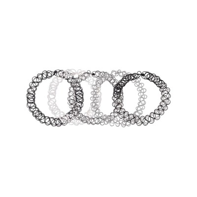 5-Piece Stretch Choker Set, 12 Inch
