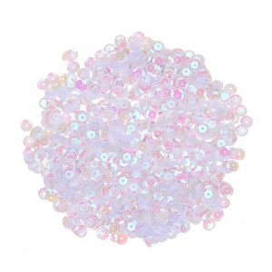 Unique Bargains Loose Shine Smooth Crafts Sewing Cup Iridescent Sequins 2400 Pcs - 1 of 4