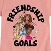 Girls' - Barbie - Friendship Goals Fitted Short Sleeve Graphic T-Shirt - 2 of 4