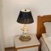 Rustic Vintage Table Lamp with Distressed Finish, Height 24.80", Width 13.39" for Home Decor, 1pc - 2 of 4