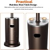 Patio Heaters, Outdoor Propane Heater with Wheels, Round Table Design, Stainless Steel Burner - 3 of 4