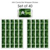 Big Dot of Happiness Camo Hero - Mini Candy Bar Wrapper Stickers - Army Military Camouflage Party Small Favors - 40 Count - 3 of 4