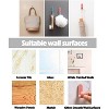 LunaLulinlk 20 Pack Adhesive Hooks Utility Wall Hooks, Cute Key Hooks for Wall Decorative Key Holder Rack, Colorful Self Adhesive Wall Hooks - 3 of 4