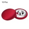 Unique Bargains Blouses Sweater Round Aluminum Cotton Fabric Cloth Covered Buttons 10 Pcs - 3 of 4