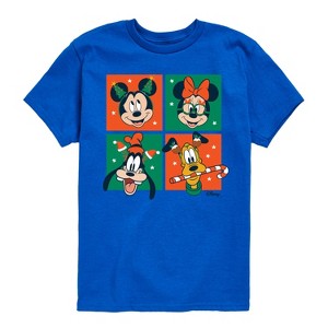 Boys' - Disney - Mickey And Friends Christmas Short Sleeve Graphic T-Shirt - 1 of 4