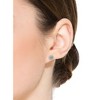 Elegant Round Stud Earrings Featuring Vibrant Colored Cubic Zirconia for a Stylish and Refined Look - 3 of 3