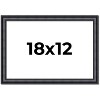 PosterPalooza | Linear Black Picture Frame - UV Acrylic, Backing Board, Hanging Hardware Included - 2 of 4