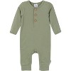 Gerber Baby Boys 2 Pack Long Leg Romper - 2 of 4