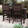 Courtyard Casual Madison 5 pc Balcony Set  Includes:  One Balcony Table and Four Swivel Balcony Bar Stools - 2 of 4