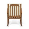 CAVINAS Rocking Chair with Padded Cushion Accent Chair Glider Rocker Chair with Armrest for Bedroom, Living Room - 4 of 4