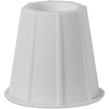 4 Pack Round Bed Risers - Furniture Risers 5 to 6 inches White -  Heavy-Duty Furniture Riser for Table, Couch, Desk, and Chair - HomeItUsa - 2 of 4