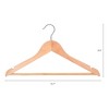REGALWOVEN Non-Slip Durable Space Saving 360-degree Swivel Hook Clothes Hangers 10 Pcs - 2 of 4