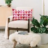 Amy Sia Heart Watercolor 26" x 16" Oblong Throw Pillow - Society6 - 2 of 2