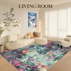 coucheta Machine Washable Area Rugs, Modern Abstract Soft Low Pile Non-Slip Stain Resistant Accent Carpet, for Living Room, Bedroom, Dining Room - 4 of 4