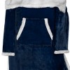 PAVILIA Wearable Blanket with Sleeves and Foot Pockets, Fleece Warm Snuggle Pocket Sleeved Throw for Women Men Adults - 4 of 4