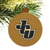 John Carroll University Secondary Logo Wood Christmas Tree Holiday Ornament - 4 of 4