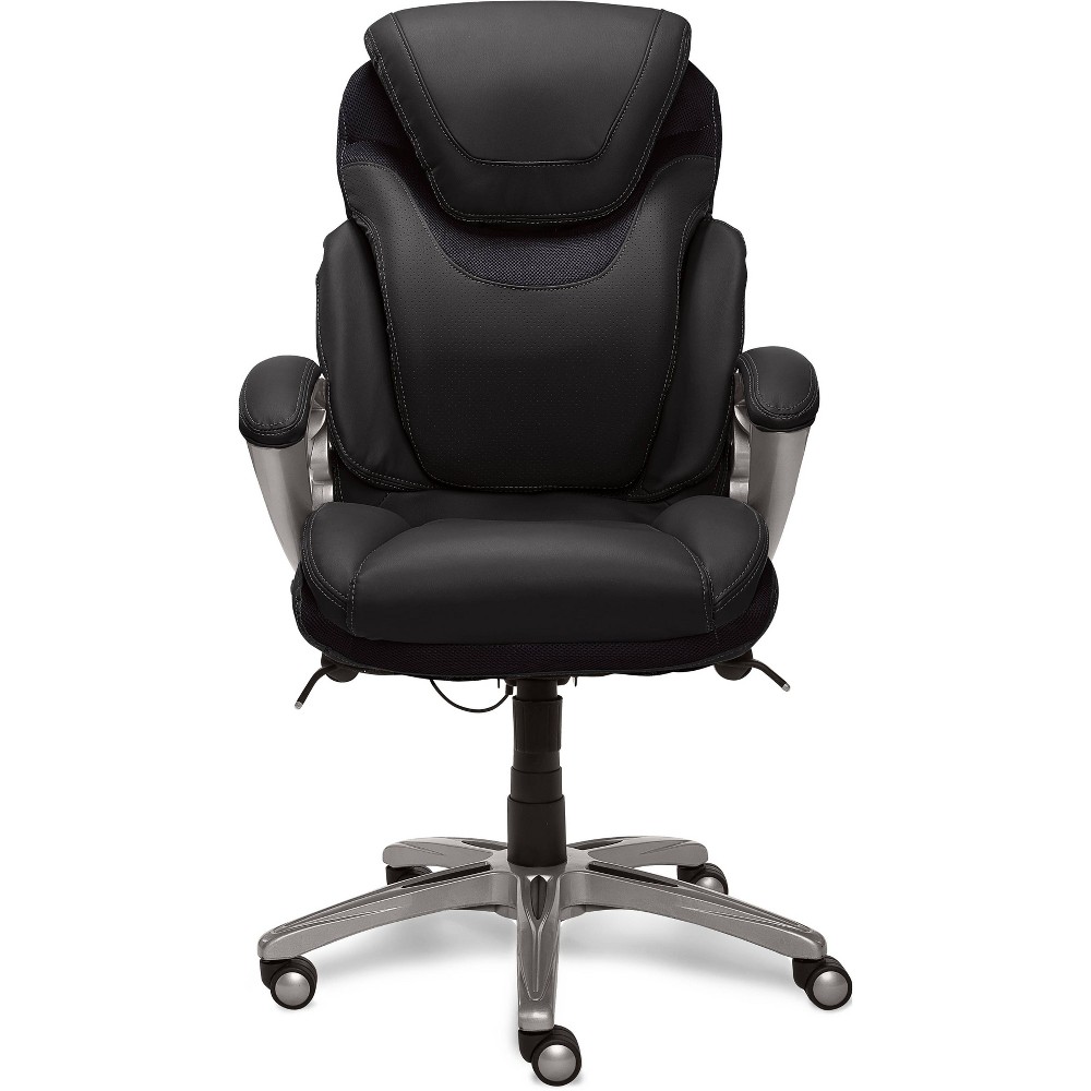 Works Executive Office Chair with Air Technology Deep Black - Serta