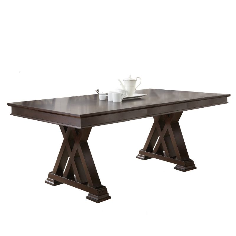 Hildi Extendable Dining Table Espresso - Steve Silver Co., 1 of 6