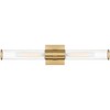 Possini Euro Design Possini Euro Isabella 24 1/4"W Warm Brass 2-Light Bath Light Set of 2 - 4 of 4