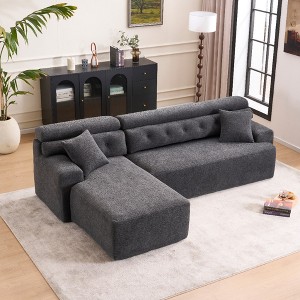 Whisen 86" Modular Convertible Sectional with 2 Pillows - 1 of 4