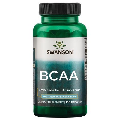 Swanson Branched-Chain Amino Acids 100 Capsules