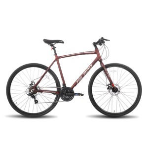 HILAND Clifford 700C Hybrid Bike, 21 Speeds Urban City Commuter Bicycle - 1 of 4