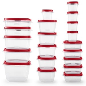 Rubbermaid Food Storage Container with Microwave Vented Lids, 40 Piece ...