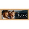 PosterPalooza | 18x6 Modern Bamboo Picture Frame, UV Acrylic, 5 Finishes - 2 of 4