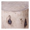 Faux Wood Stump Indoor/Outdoor Accent Table Natural - Project 62™ - image 3 of 4