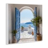 Stupell Industries Blue Greek Door Scenery, 12" x 12" - 3 of 4