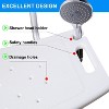 Musment Shower Chair with Shower Head Holder and Shower Grab Bar, Shower Stool for Bathtub , Adjustable Shower Seat Supports up to 350 lbs., White - 4 of 4