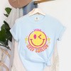 Simply Sage Market S.W.Smiley Keep Smiling Happy Face Garment Dyed Tee - 3 of 4