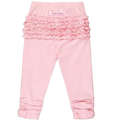 RuffleButts Toddler Girls Ruched Bow Leggings