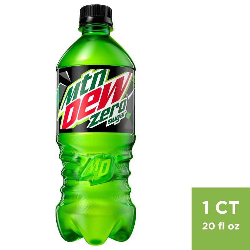 Mountain Dew Zero Sugar - 20 fl oz Bottle, 1 of 4