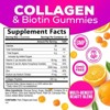 Biotin and Collagen Gummy Vitamins for Hair, Skin, and Nails - Extra Strength - 120 Gummies By Nature's Nutrition - 2 of 4