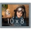 PosterPalooza | Photo Size Textured Blue Picture Frame - UV Acrylic, Foam Board Backing, Hanging Hardware - 2 of 4