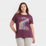 Women's Pink Floyd Short Sleeve Graphic T-Shirt - Purple