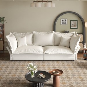 NicBex Couches for Living Room Cloud Couch Convertible Deep Seat Couches Modern Comfy Upholstered Sofa with Multiple Large Soft Pillows - 1 of 4